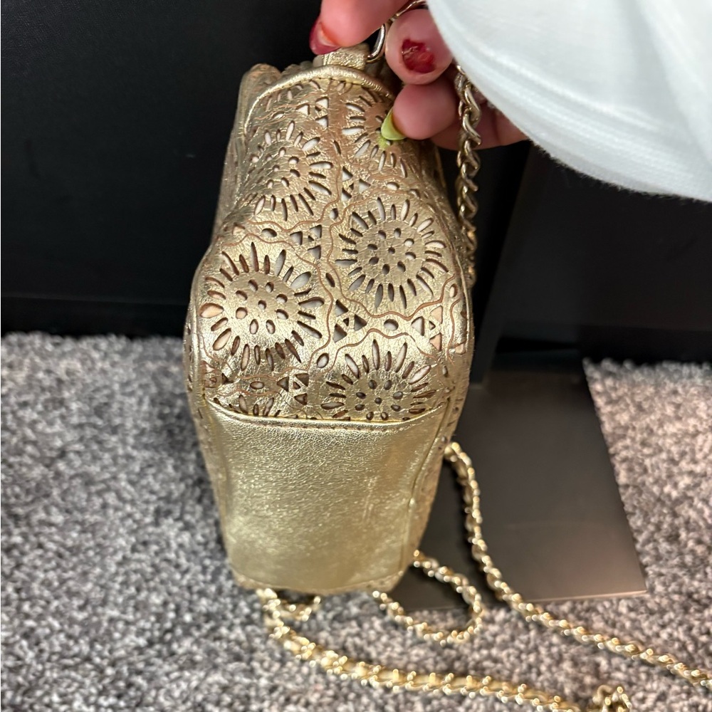 kate spade Gold Laser-Cut Crossbody Bag - Picture 11 of 12